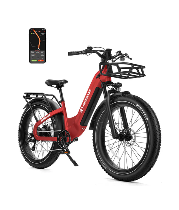 FD Eden Step-thru Electric Bike⼁UL Certi7ed